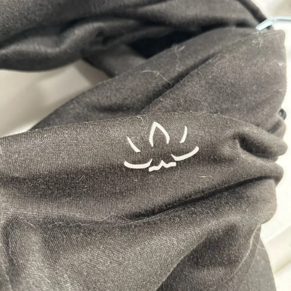 Beyond Yoga Black Infinity Scarf Hidden Pocket